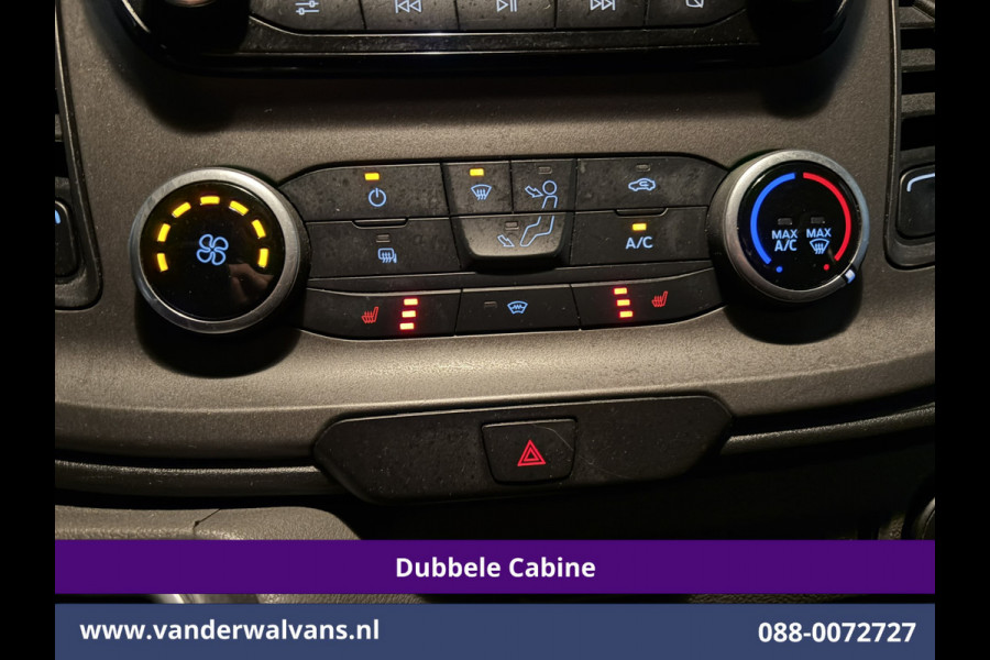 Ford Transit Custom 2.0 TDCI 130pk Automaat L2H1 Dubbele Cabine Inrichting Euro6 Airco | 5-Zits | Navigatie | LED Cruisecontrol, Stoelverwarming, Verwarmde Voorruit, Trekhaak, Parkeersensoren