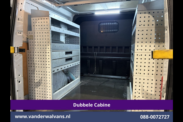 Ford Transit Custom 2.0 TDCI 130pk Automaat L2H1 Dubbele Cabine Inrichting Euro6 Airco | 5-Zits | Navigatie | LED Cruisecontrol, Stoelverwarming, Verwarmde Voorruit, Trekhaak, Parkeersensoren