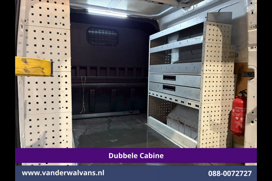 Ford Transit Custom 2.0 TDCI 130pk Automaat L2H1 Dubbele Cabine Inrichting Euro6 Airco | 5-Zits | Navigatie | LED Cruisecontrol, Stoelverwarming, Verwarmde Voorruit, Trekhaak, Parkeersensoren
