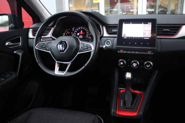 Renault Captur 1.3 TCe 130PK AUTOMAAT INTENS | APPLE CARPLAY/ANDROID AUTO | STOEL VERWARMING | NAVIGATIE | FULL LED KOPLAMPEN | ADAPTIVE CRUISE CONTROL | ACHTERUITRIJ CAMERA | LICHTMETALEN VELGEN 17" | DODEHOEK DETECTIE | PARKEERSENSOREN VOOR + ACHTER | DAB+ RADIO | CLIMATE CONTROL | KEYLESS ENTRY/START |
