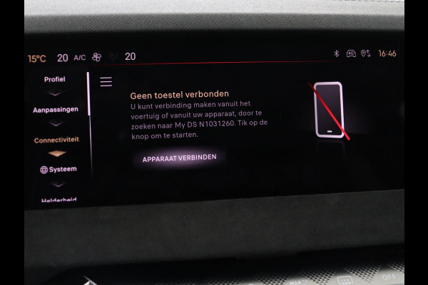 DS DS 4 1.6 PHEV 225 Étoile | Leder | Trekhaak | Matrix LED | Head-Up | Camera | Carplay | Navigatie | Adaptive cruise | Keyless | Alcantara | Plug In