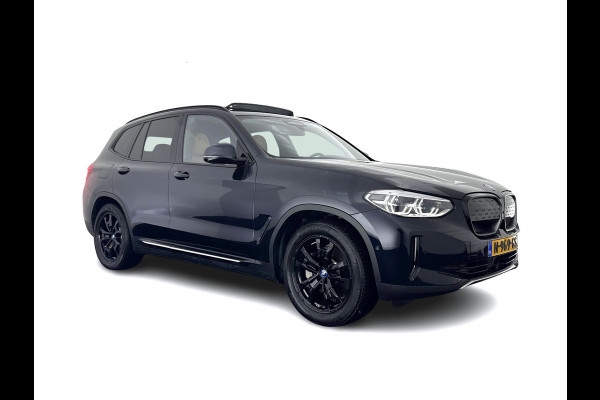 BMW iX3 High Executive 80 kWh [ 3-Fase-11kW ] {SOH-96%} (INCL-BTW) Aut. *PANO | LEATHER | HARMAN/KARDON | FULL-LED | BLINDSPOT | MEMORY-PACK | DIGI-COCKPIT | HEATED-SPORTSEATS | KEYLESS | TOPVIEW | DAB+ | NAVI-FULLMAP | HEAD-UP | PRIVACY-GLASS |