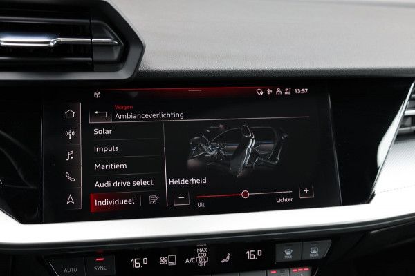 Audi A3 Sportback 35 TFSI S edition S-LINE/LED/VIRTUAL/PANO/HALF LEDER+S.VERWARMING/LMV/CAM/LINE/ACC/ECC/12 MDN GARANTIE!