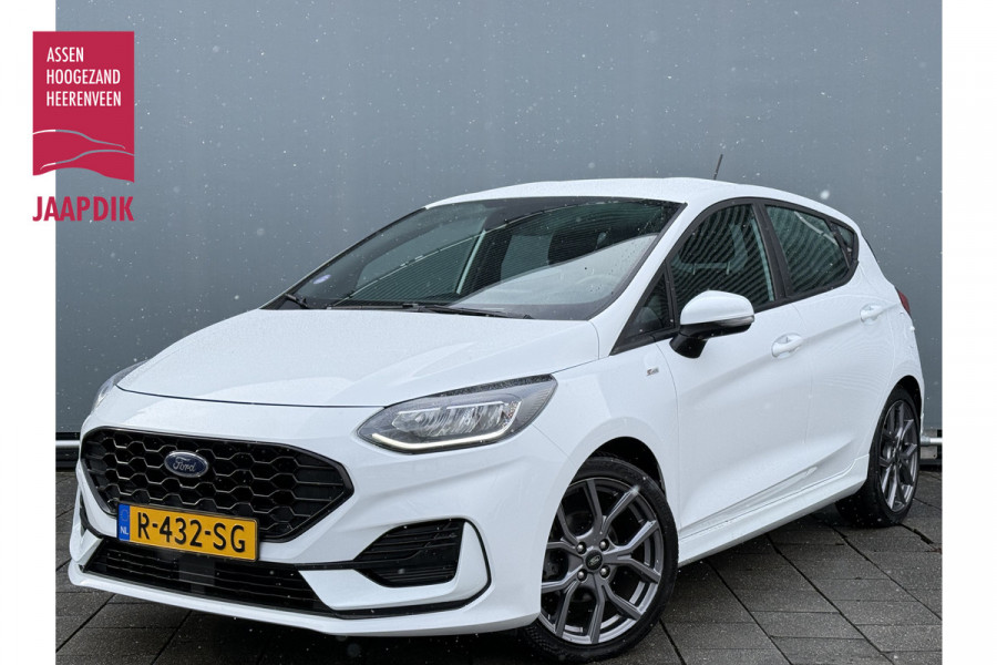 Ford Fiesta BWJ 11-2022 | 1.0T 126PK Hybrid ST-Line | CLIMA | NAVI | SPOILERKIT | CRUISE | SPORTSTOELEN | CARPLAY |