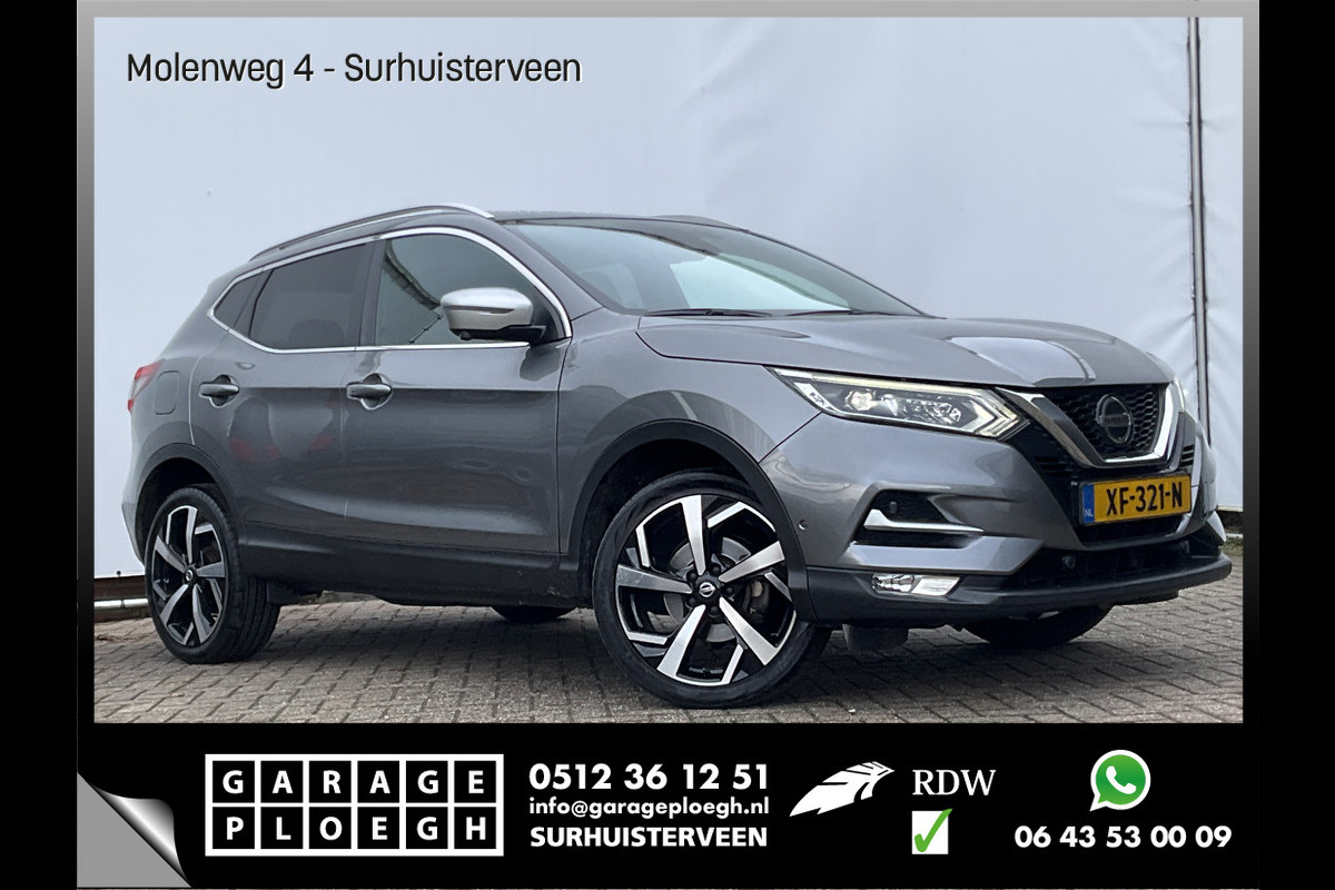 Nissan QASHQAI 1.2 Tekna + 360°Cam Leder Stoelverw. Pano.dak BOSE