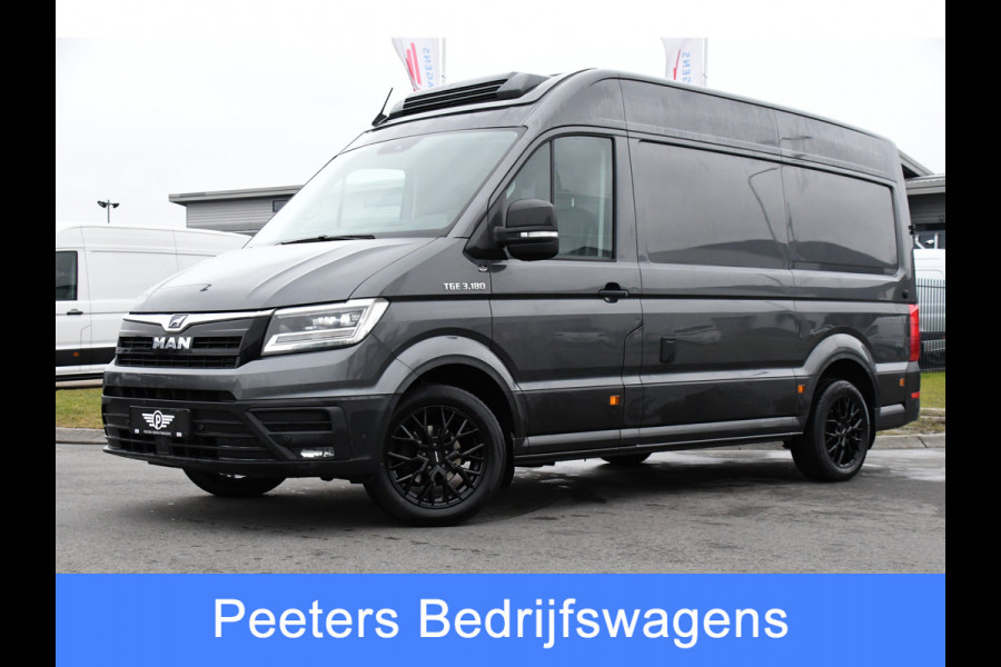 MAN TGE 3.180 35 2.0 L3H3 PB Edition Koel / Vrieswagen Adaptieve Cruise, Camera, Carplay, Nachtkoeling, LED, Leder, Trekhaak, 177pk, Clima, Mulitmedia, Uniek! Koelwagen, Vrieswagen, Vriesauto, Koelauto, Koel, Vries