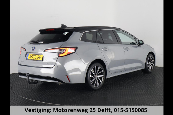 Toyota Corolla Touring Sports 1.8 HYBRIDE BUSINESS PLUS 1e EIG GARANTIE 2033 BI-TONE. TREKHAAK.HALF LEDER. PARKEERSENSOREN . NAVIGATIE .APPLE/ANDROID