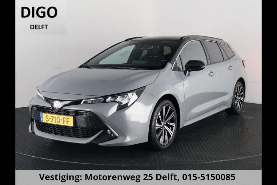 Toyota Corolla Touring Sports 1.8 HYBRIDE BUSINESS PLUS 1e EIG GARANTIE 2033 BI-TONE. TREKHAAK.HALF LEDER. PARKEERSENSOREN . NAVIGATIE .APPLE/ANDROID