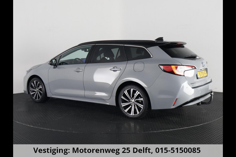 Toyota Corolla Touring Sports 1.8 HYBRIDE BUSINESS PLUS 1e EIG GARANTIE 2033 BI-TONE. TREKHAAK.HALF LEDER. PARKEERSENSOREN . NAVIGATIE .APPLE/ANDROID