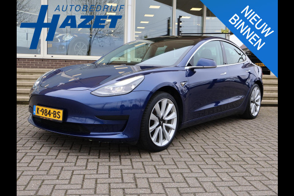 Tesla Model 3 60 kWh RWD *BTW* + AFN. TREKHAAK | LEDER | AUTOPILOT | PANORAMA | 3 CAMERA'S