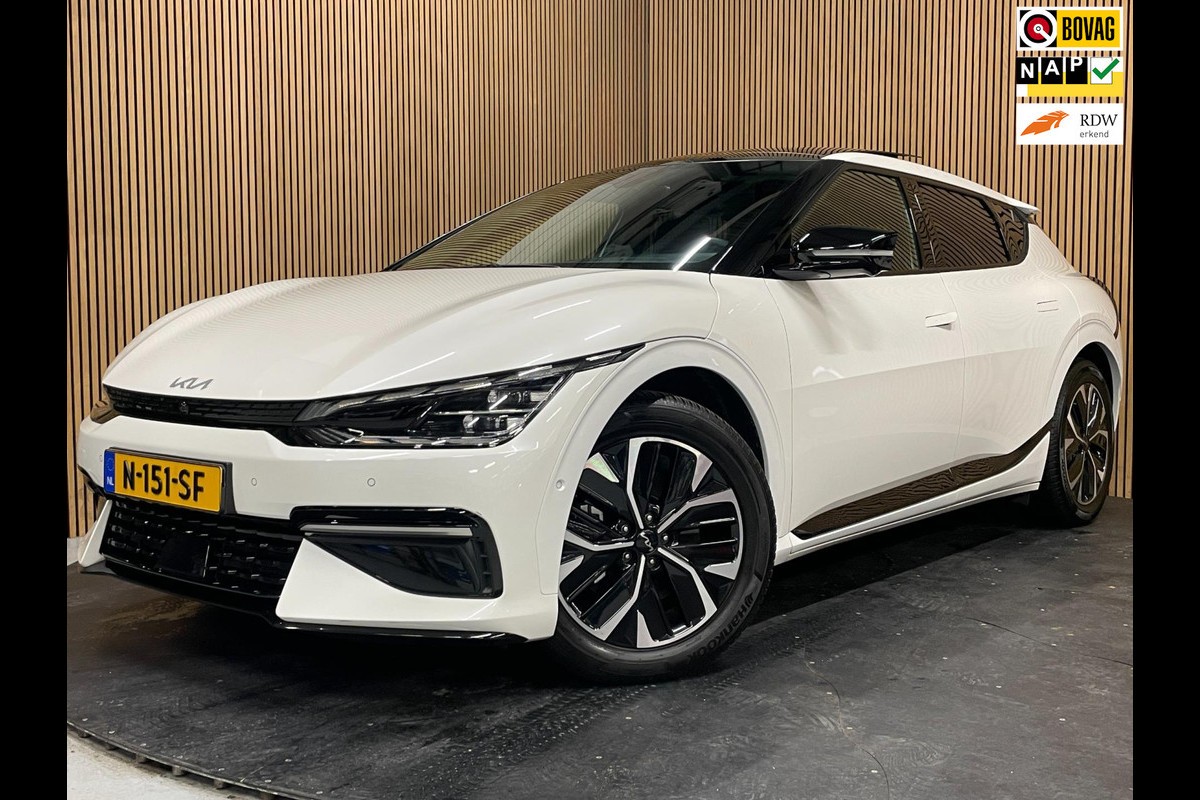 Kia Ev6 GT-Line 77.4 kWh|96% SOH|FULL OPTION|PANO|STOELVERW+VENT|STUURVERW.|360+3D CAMERA|CARPLAY|ACC|INCL.BTW|1e EIG.|NL-AUTO|