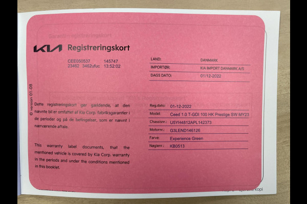 Kia Ceed Sportswagon 1.0 T-GDi DynamicLine|APPLE CARPLAY|ANDROID AUTO|STOEL+STUURVERW|CAMERA|CRUISE,CLIMATE CTRL|1E EIG.|INCL.BTW|