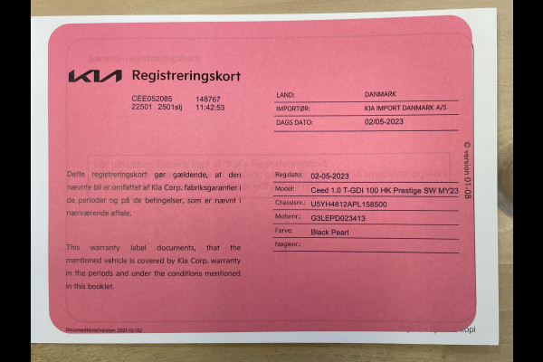 Kia Ceed Sportswagon 1.0 T-GDi DynamicLine|APPLE CARPLAY|ANDROID AUTO|STOEL+STUURVERW|CAMERA|CRUISE,CLIMATE CTRL|1E EIG.|INCL.BTW|