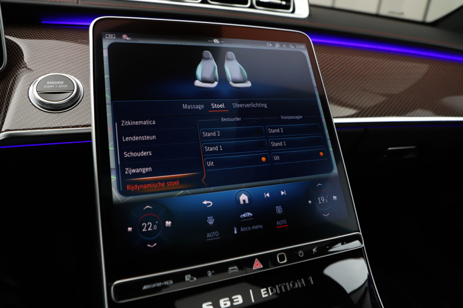 Mercedes-Benz S-Klasse AMG 63 S E Performance Lang | 802PK | Head-up | Entertainment | Massage | Carbon | 4W-Sturing | Luchtvering | Digital-light | 20