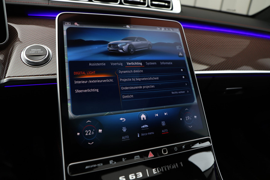 Mercedes-Benz S-Klasse AMG 63 S E Performance Lang | 802PK | Head-up | Entertainment | Massage | Carbon | 4W-Sturing | Luchtvering | Digital-light | 20