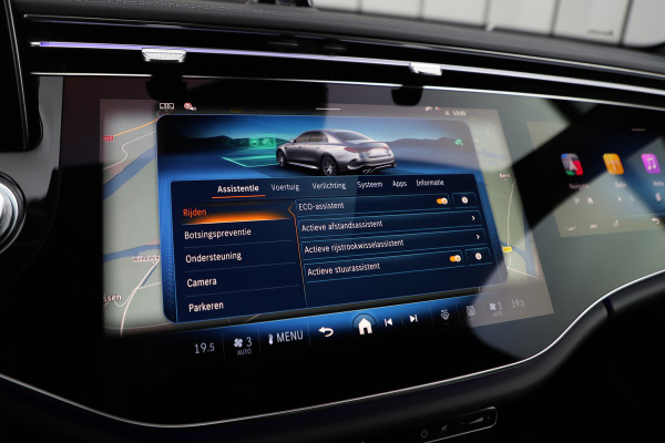 Mercedes-Benz E-Klasse AMG 53 4MATIC+ | 612PK | Achterasbesturing | Hyperscreen | Head-up | Schaalstoelen | Burmester 4D | Sfeerverlichting | 2024.