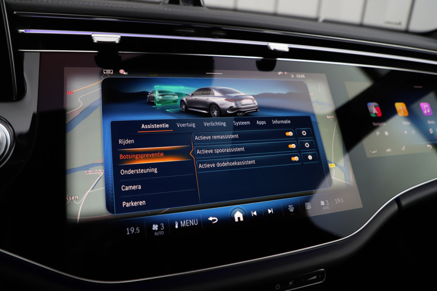 Mercedes-Benz E-Klasse AMG 53 4MATIC+ | 612PK | Achterasbesturing | Hyperscreen | Head-up | Schaalstoelen | Burmester 4D | Sfeerverlichting | 2024.