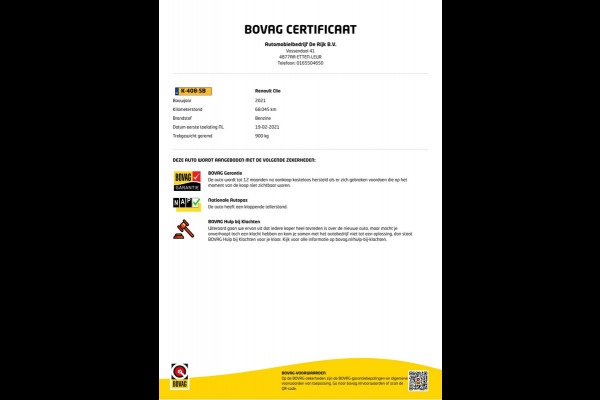 Renault Clio 1.6 E-Tech Hybrid 140 Intens | Apple Carplay/Android Auto, Camera, Cruise, Climate | Dealeronderhouden | NAP |