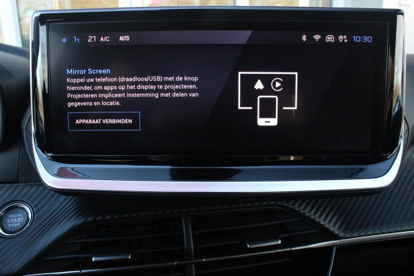 Peugeot e-208 EV ALLURE 156PK 51 kWh | WARMTEPOMP | 3-FASE! | NAVIGATIE | DRAADLOZE APPLE CARPLAY/ANDROID AUTO | DODEHOEK DETECTIE | CAMERA VOOR + ACHTER | ADAPTIVE CRUISE CONTROL | CLIMATE CONTROL |