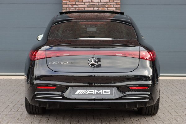 Mercedes-Benz EQS 450+ AMG Line 118 kWh | Facelift | Hyperscreen | Airmatic | Achterasbesturing | Distronic+ | HUD | Verwarmd Stuurwiel | Massage | Stoelventilatie | Digital Light | Panoramadak | Trekhaak |