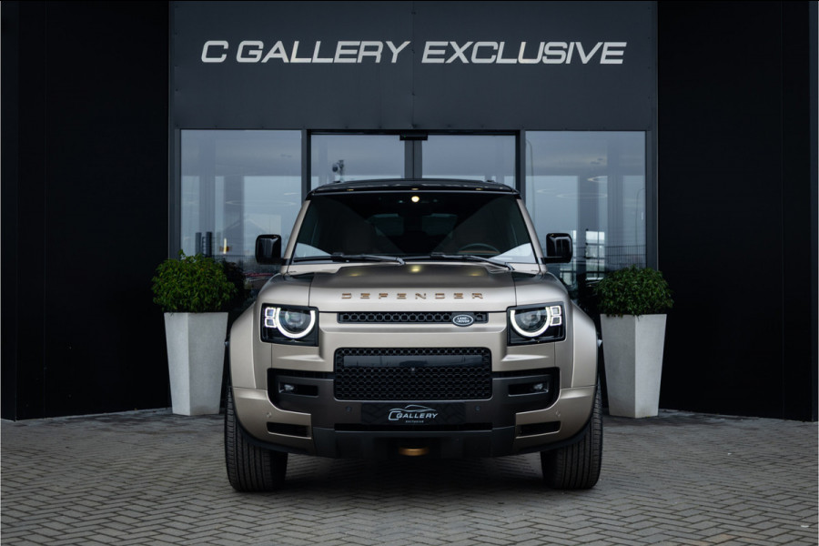 Land Rover Defender 110 4.4 P635 Octa - Petra Copper | BTW | Panorama | Meridian | Luchtvering | Trekhaak