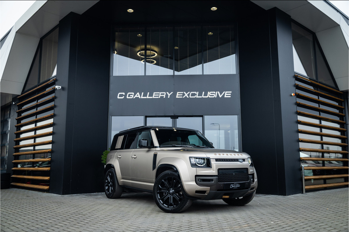 Land Rover Defender 110 4.4 P635 Octa - Petra Copper | BTW | Panorama | Meridian | Luchtvering | Trekhaak