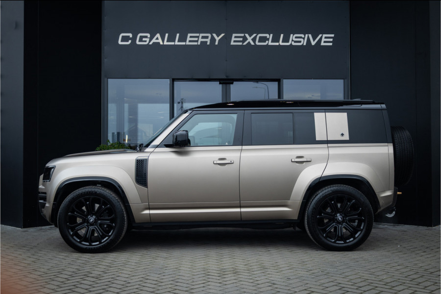 Land Rover Defender 110 4.4 P635 Octa - Petra Copper | BTW | Panorama | Meridian | Luchtvering | Trekhaak