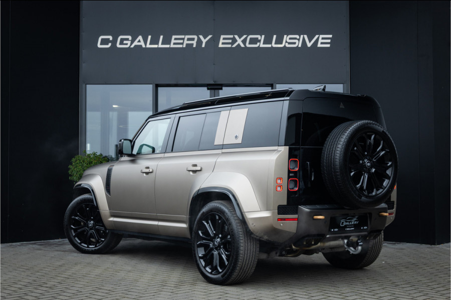 Land Rover Defender 110 4.4 P635 Octa - Petra Copper | BTW | Panorama | Meridian | Luchtvering | Trekhaak