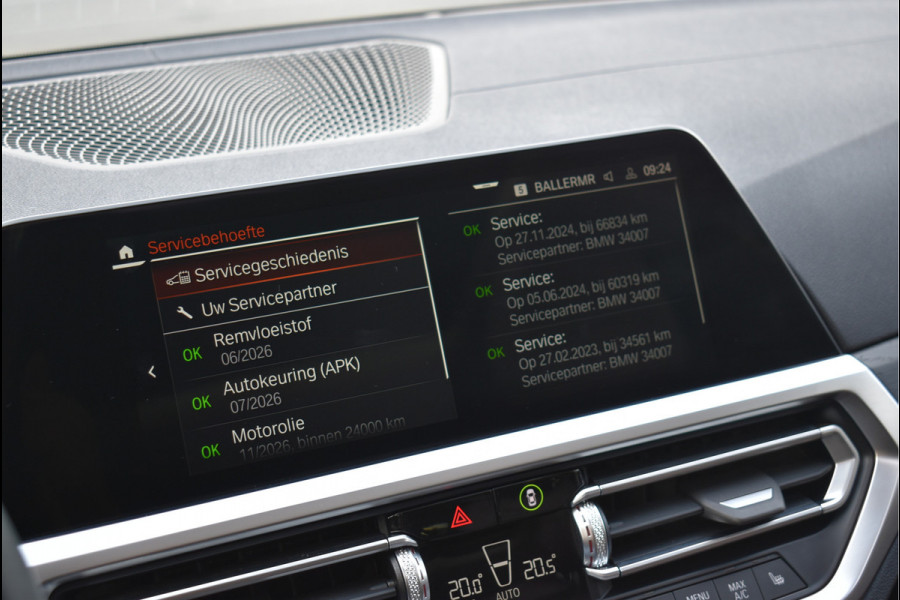 BMW 3 Serie Touring 330e xDrive 292 Pk Pano Navi Keyless Vol Leder Bruin Laser Koplampen 19 Inch