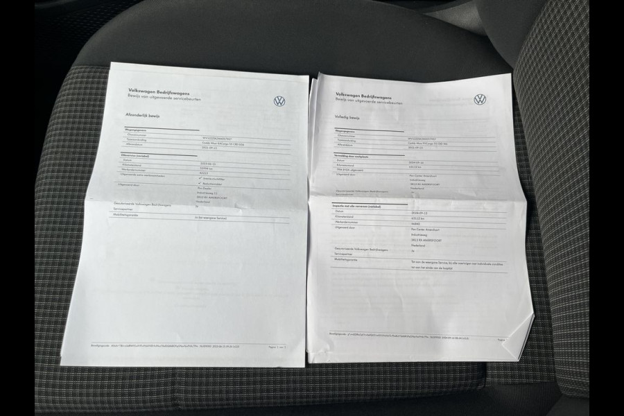 Volkswagen Caddy Maxi 2.0 TDI E6 Economy Business BPM Vrij! Lease €296 p/m, Airco, PDC, Carplay/Android auto, Onderhoudshistorie aanwezig