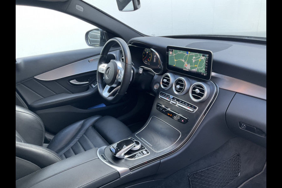 Mercedes-Benz C-Klasse 200 184pk Aut9 Solution + AMG 360°Cam Leder Carplay Business