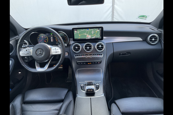 Mercedes-Benz C-Klasse 200 184pk Aut9 Solution + AMG 360°Cam Leder Carplay Business