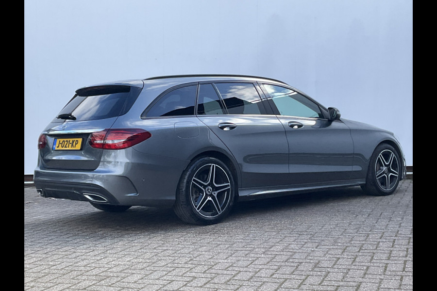 Mercedes-Benz C-Klasse 200 184pk Aut9 Solution + AMG 360°Cam Leder Carplay Business