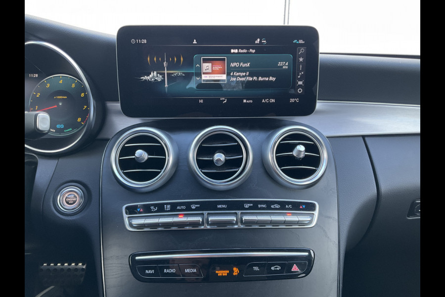 Mercedes-Benz C-Klasse 200 184pk Aut9 Solution + AMG 360°Cam Leder Carplay Business