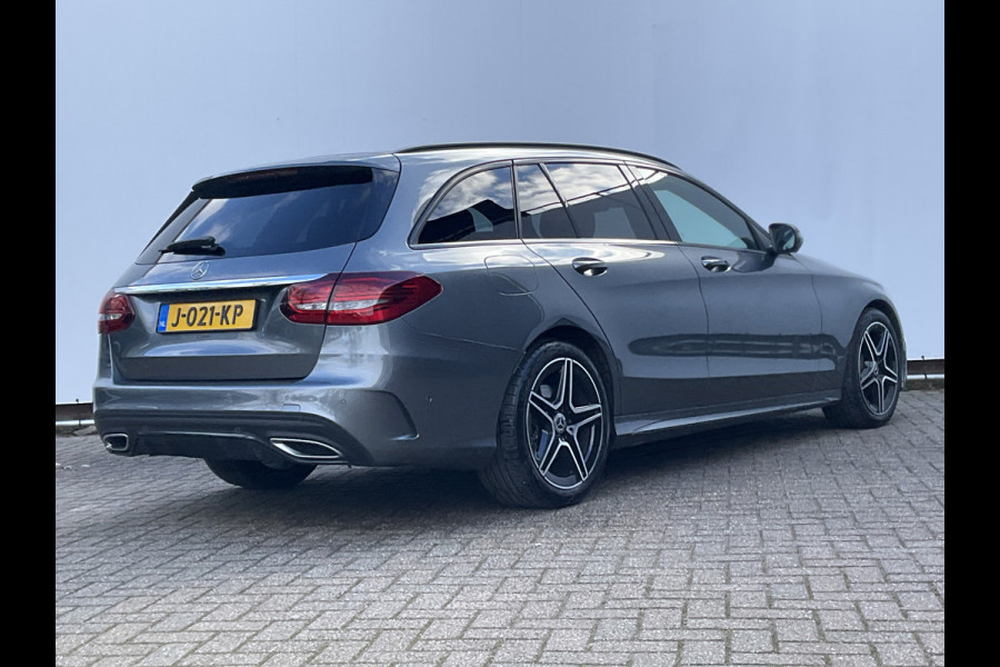 Mercedes-Benz C-Klasse 200 184pk Aut9 Solution + AMG 360°Cam Leder Carplay Business