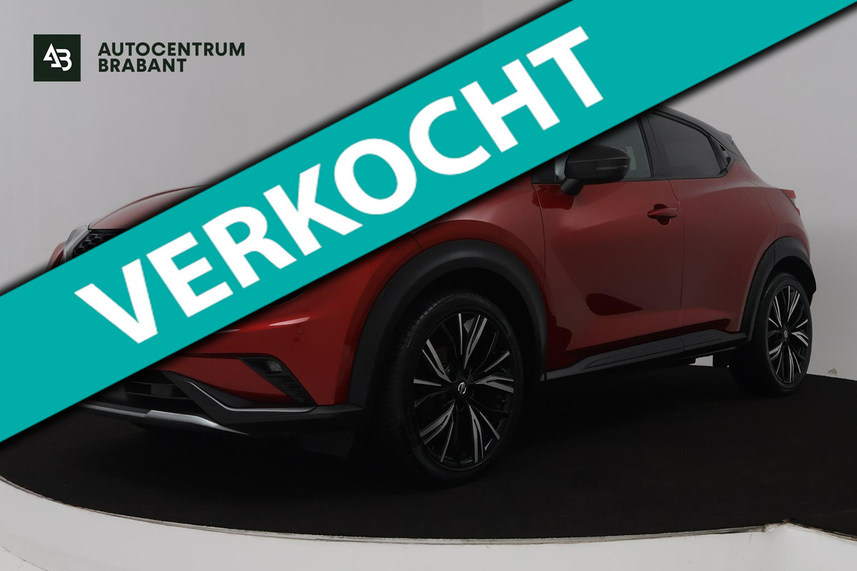 Nissan Juke 1.0 DIG-T Premiere Edition (STOELVERWARMING, ACHTERUITRIJCAMERA, NAVIGATIE, ADAPTIEVE CRUISE, PARKEERSENSOREN)