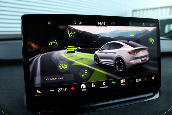 Škoda ENYAQ Coupé iV 80 RS | BTW-Auto | Panoramadak | Trekhaak | BLIS | Stoelverwarming