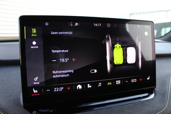 Škoda ENYAQ Coupé iV 80 RS | BTW-Auto | Panoramadak | Trekhaak | BLIS | Stoelverwarming