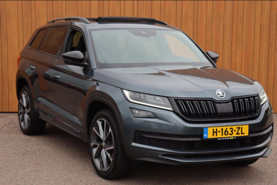 Škoda Kodiaq 1.5 TSI Sportline Business org.NL el.stoel+mem+vw el.klep canton schuifdak camera