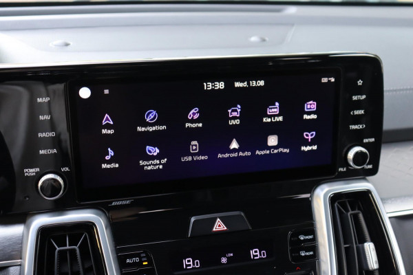 Kia Sorento 1.6 T-GDI Hybrid 2WD ExecutiveLine 7persoons org.NL rondom camera's head-up Bose leer+mem+vw schuifdak