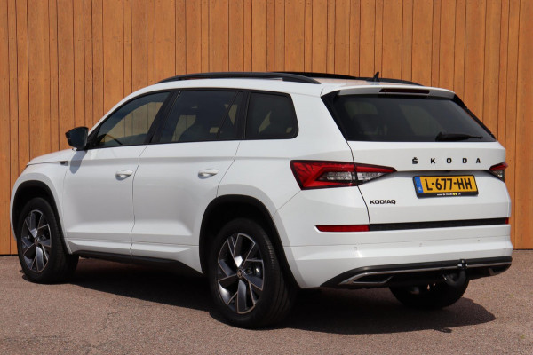 Škoda Kodiaq 1.5 TSI Sportline Business org.NL schuifdak trekhaak stuur+stoelverw camera canton