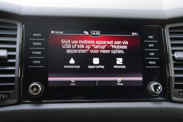 Škoda Kodiaq 1.5 TSI Sportline Business org.NL schuifdak trekhaak stuur+stoelverw camera canton