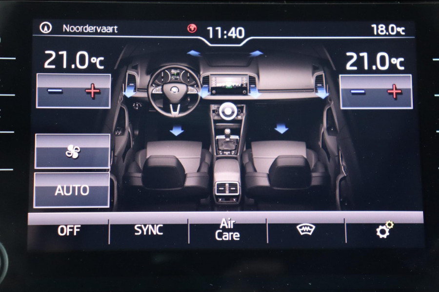 Škoda Karoq 1.5 TSI ACT Bus.org. NL-auto leer+vw schuifdak trekhaak el.klep