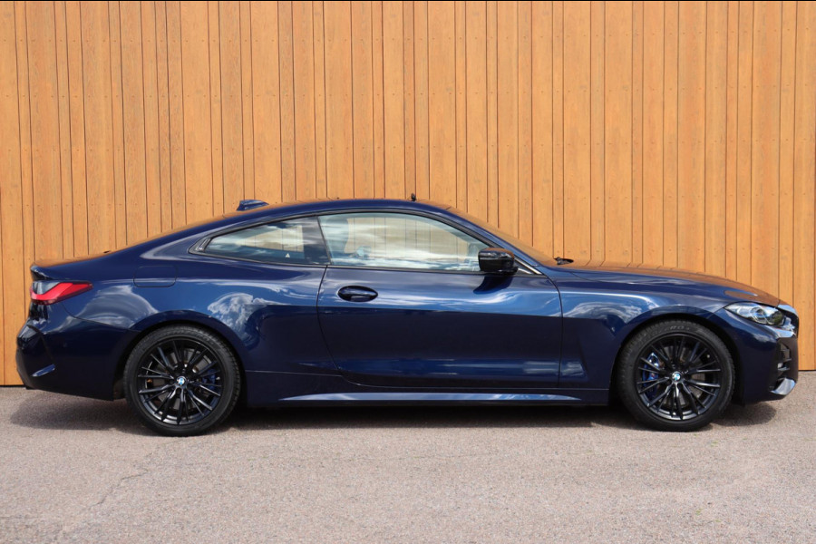 BMW 4 Serie Coupé 430i High Executive M-sport org-NL ADS schuifdak leer+memory+verwarmd BMW-Laser Harman/Kardon