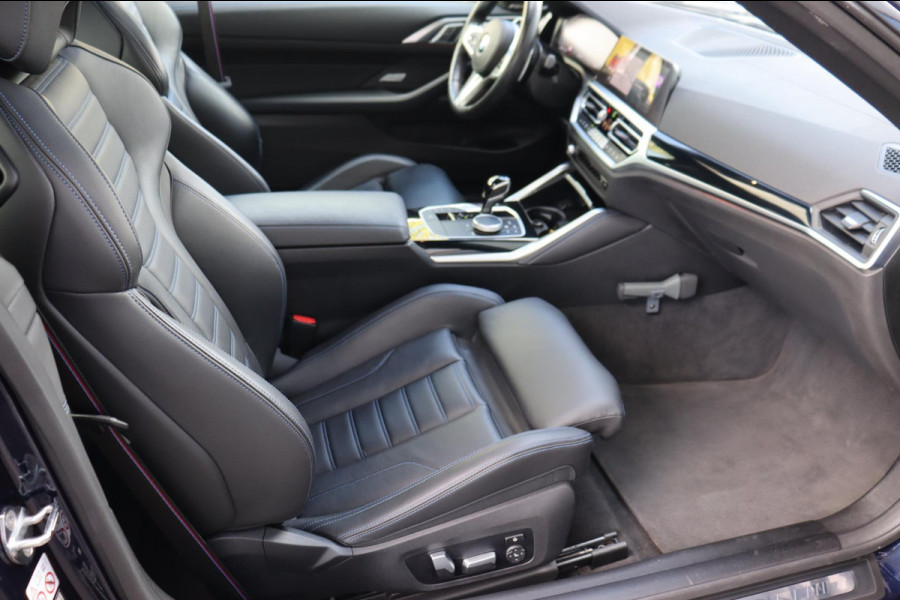 BMW 4 Serie Coupé 430i High Executive M-sport org-NL ADS schuifdak leer+memory+verwarmd BMW-Laser Harman/Kardon
