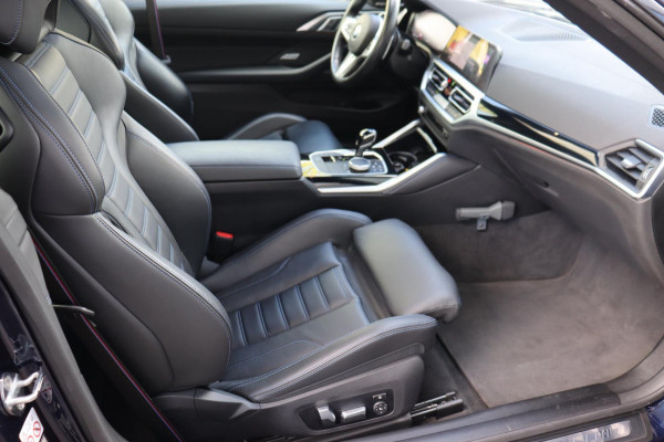 BMW 4 Serie Coupé 430i High Executive M-sport org-NL ADS schuifdak leer+memory+verwarmd BMW-Laser Harman/Kardon