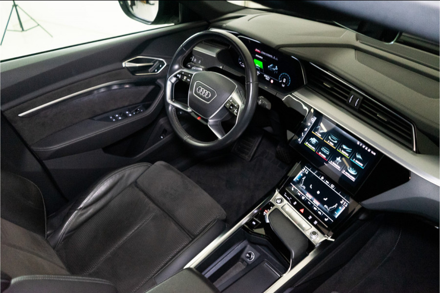 Audi e-tron Sportback 55 Quattro S Edition 95 kWh 408PK | NL AUTO/NAP/1E Eig. | SOH 90% | Pano | Memory | Stoelverw. | 12 MND Garantie