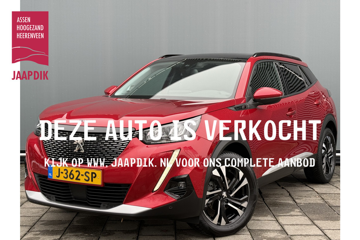 Peugeot 2008 BWJ 10-2020 | 1.2T 101PK Allure | TREKHAAK | PANO DAK | LEDER/STOF | CLIMA | NAVI | PDC 2X | CAMERA | CARPLAY |