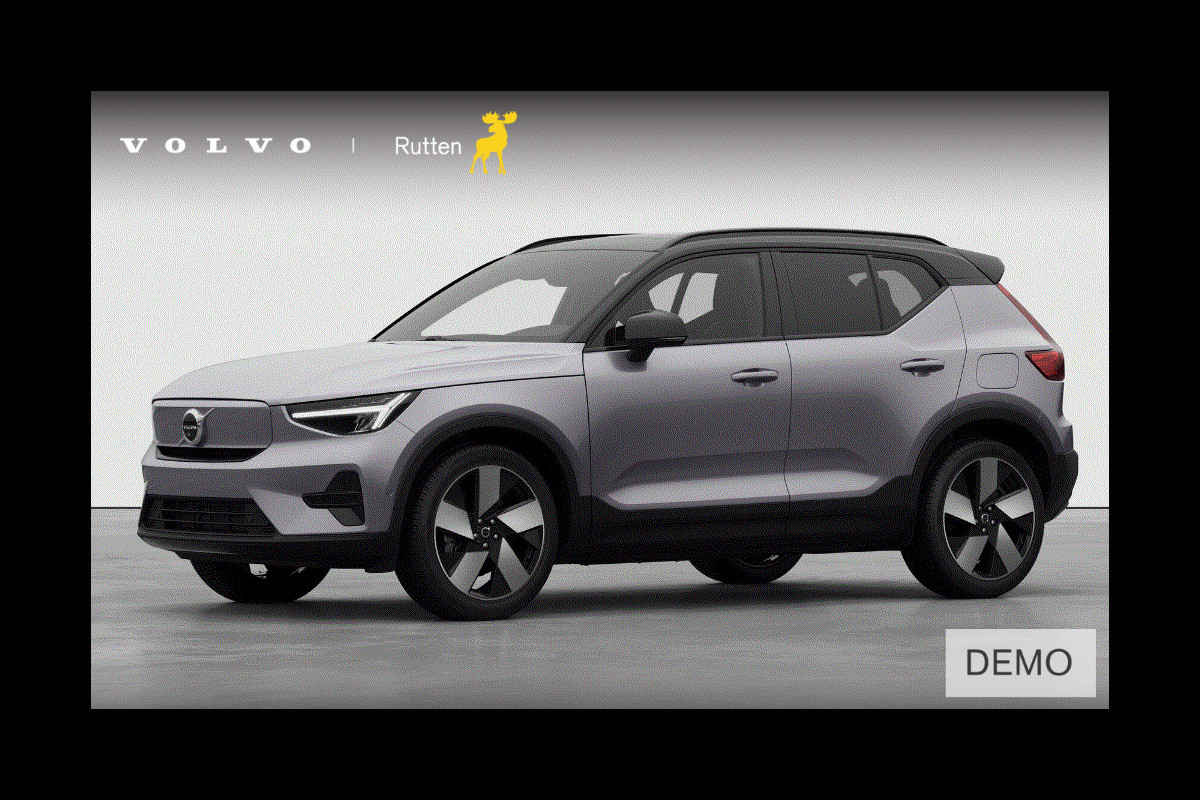 Volvo EX40 252PK Single Motor Extended Range 82 kWh Plus / Lounge Pakket / Extra getint glas / 360 Camera / 20'' velgen / Panoramadak / Zwart dak