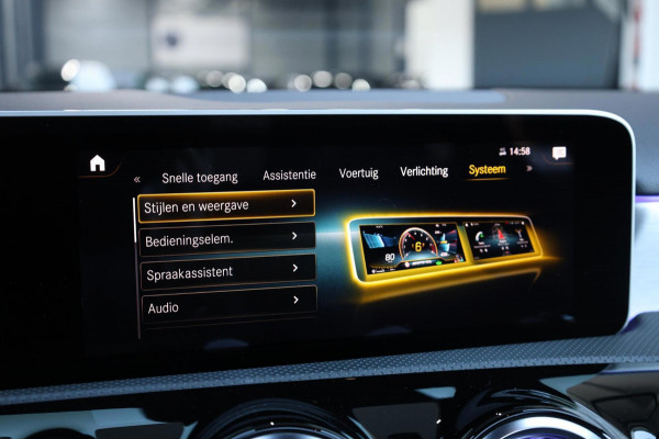 Mercedes-Benz A-Klasse AMG 45 4MATIC+ MULTIBEAM/VIRTUAL/SFEER/PANO/LEER+S.VERWARMING+MEMORY/19" LMV/360 CAM/ACC/12 MND GARANTIE!